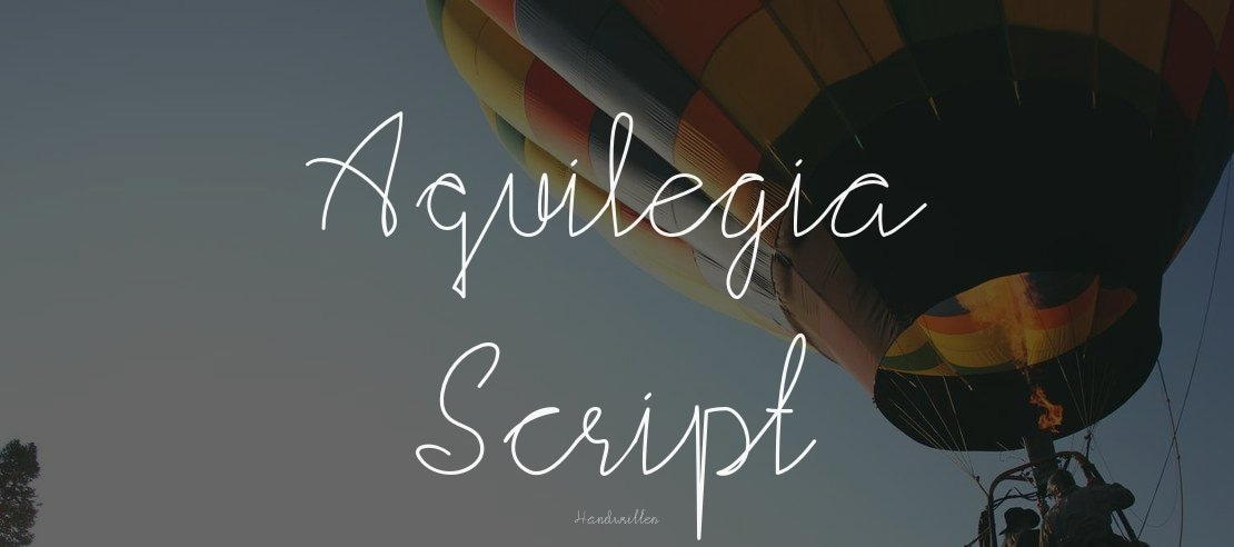 Aquilegia Script Font