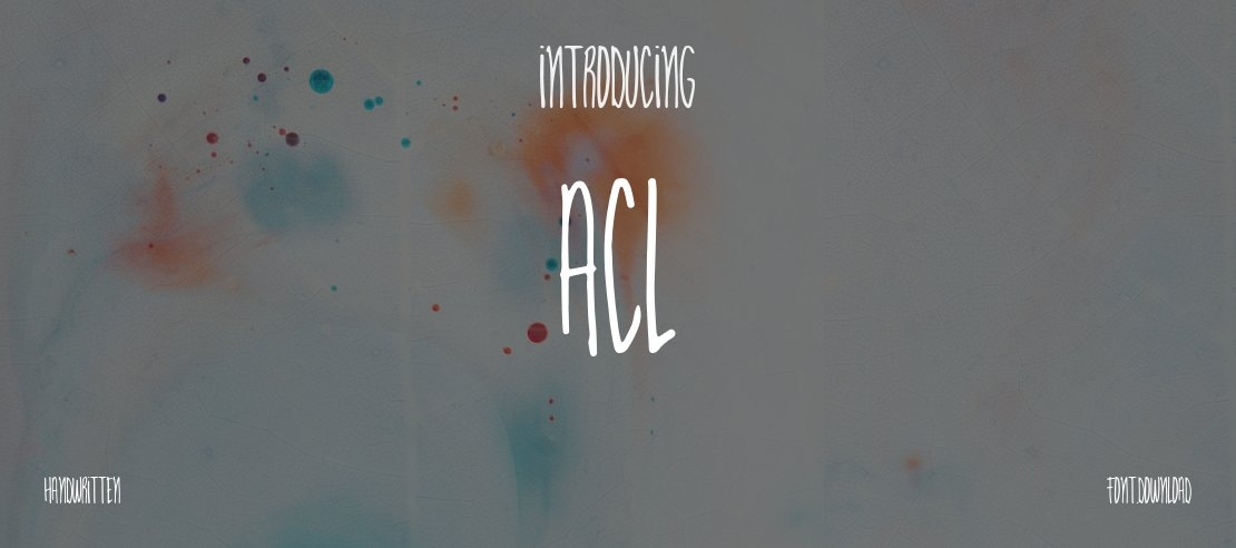 Acl Font Family