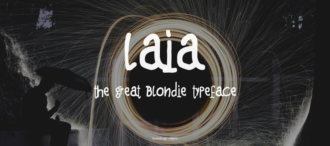 Laia the Great Blondie Font
