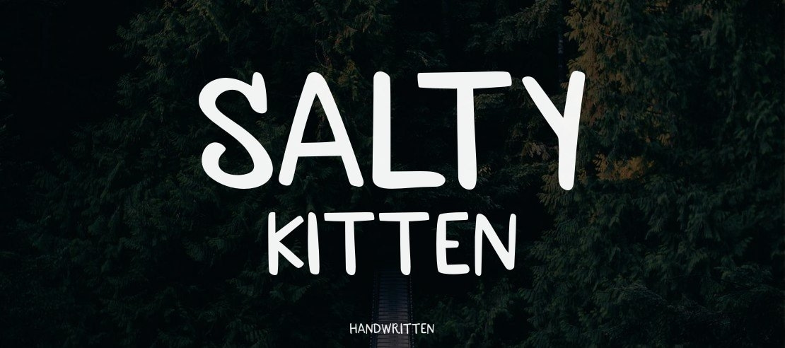 Salty Kitten Font