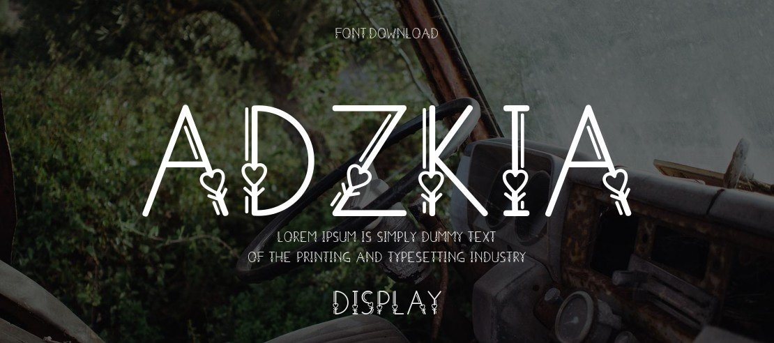 Adzkia Font