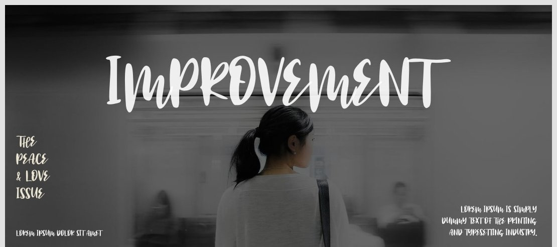 Improvement Font