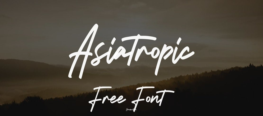 Asiatropic Free Font