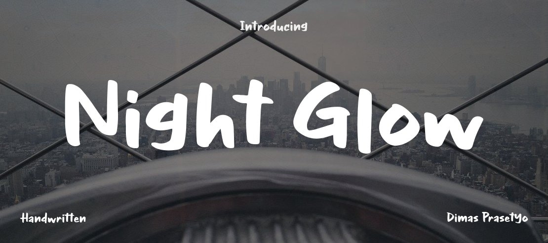 Night Glow Font