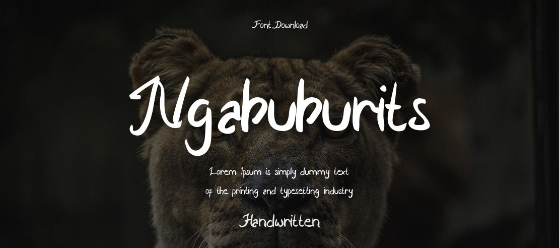 Ngabuburits Font