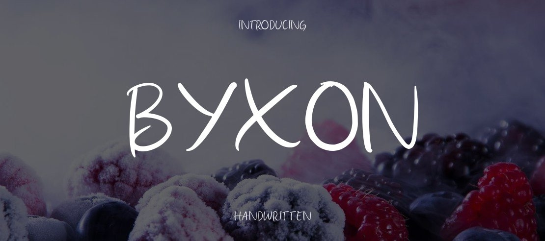 Byxon Font