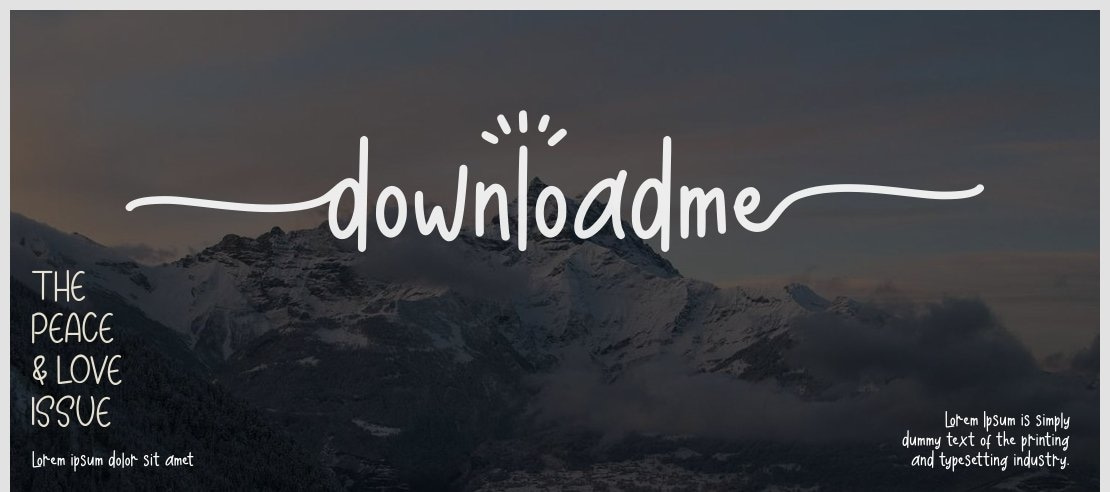 downloadme Font