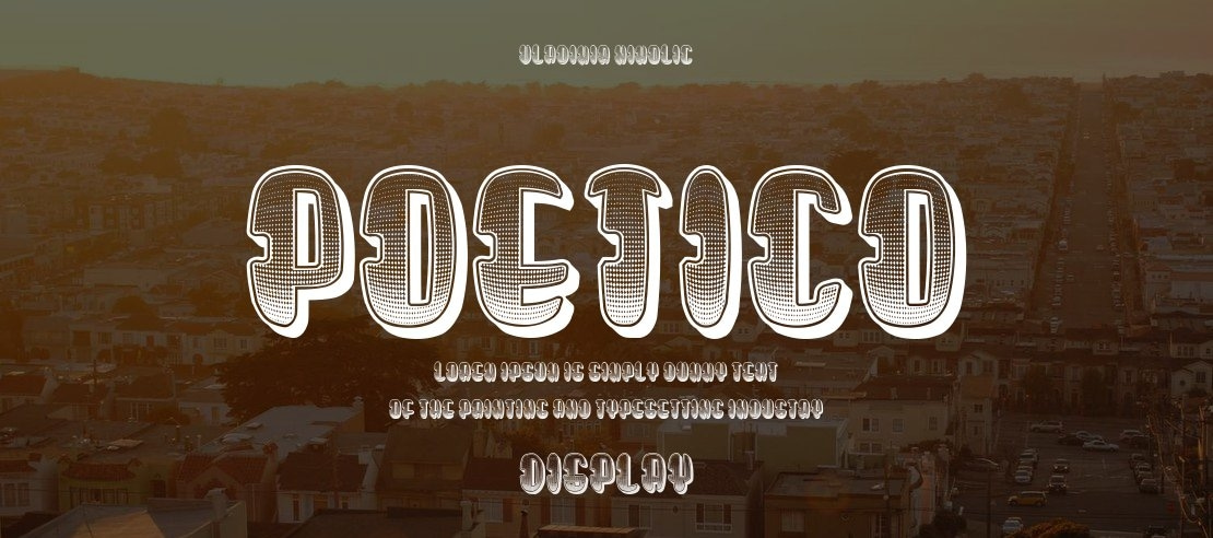 Poetico Font