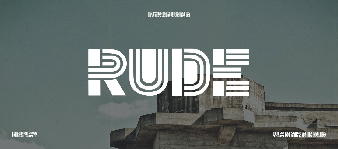 Rude Font Family