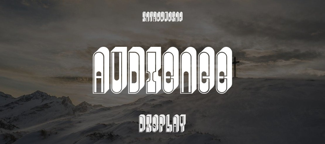 Audience Font