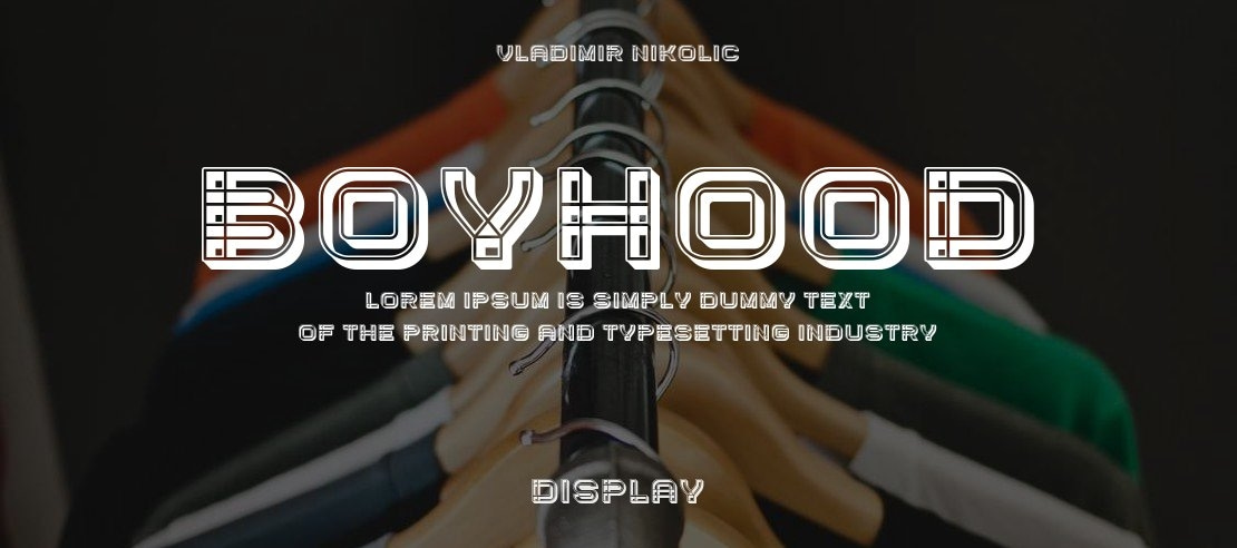 Boyhood Font