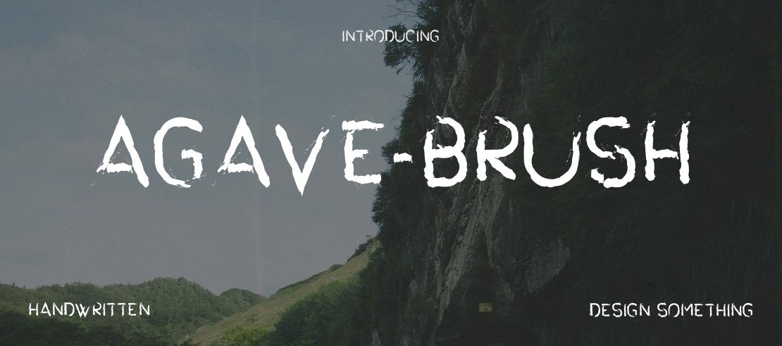 Agave-Brush Font