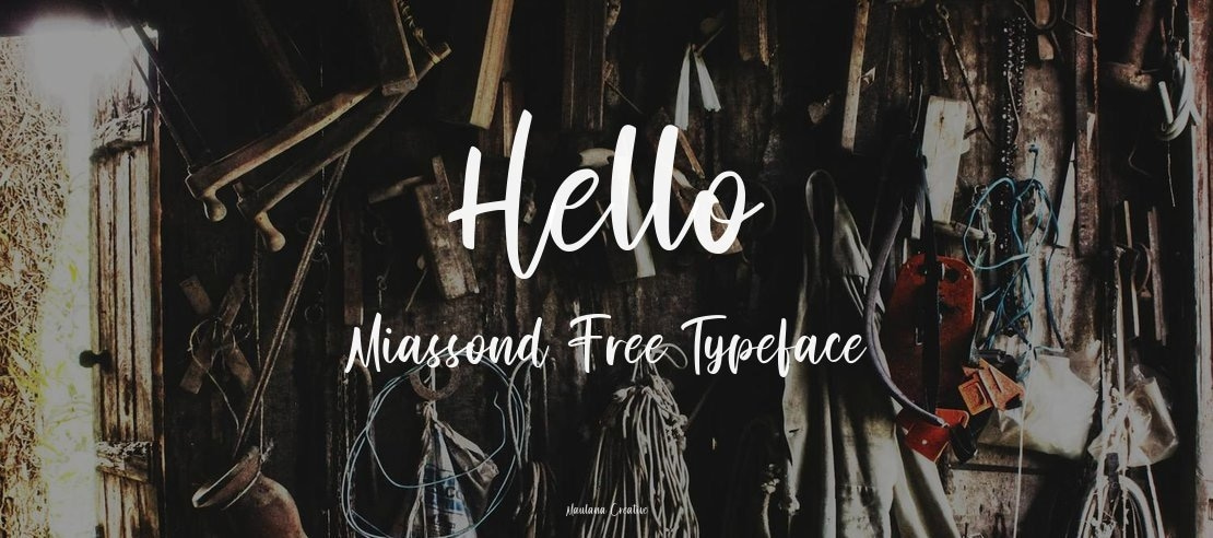 Hello Miassond Free Font