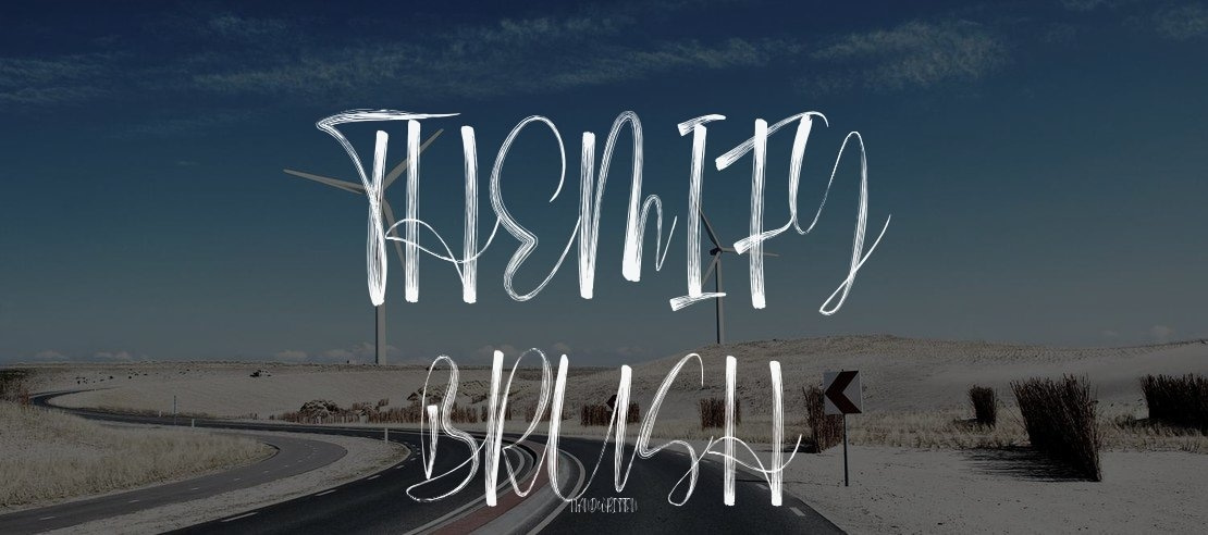 Themify Brush Font