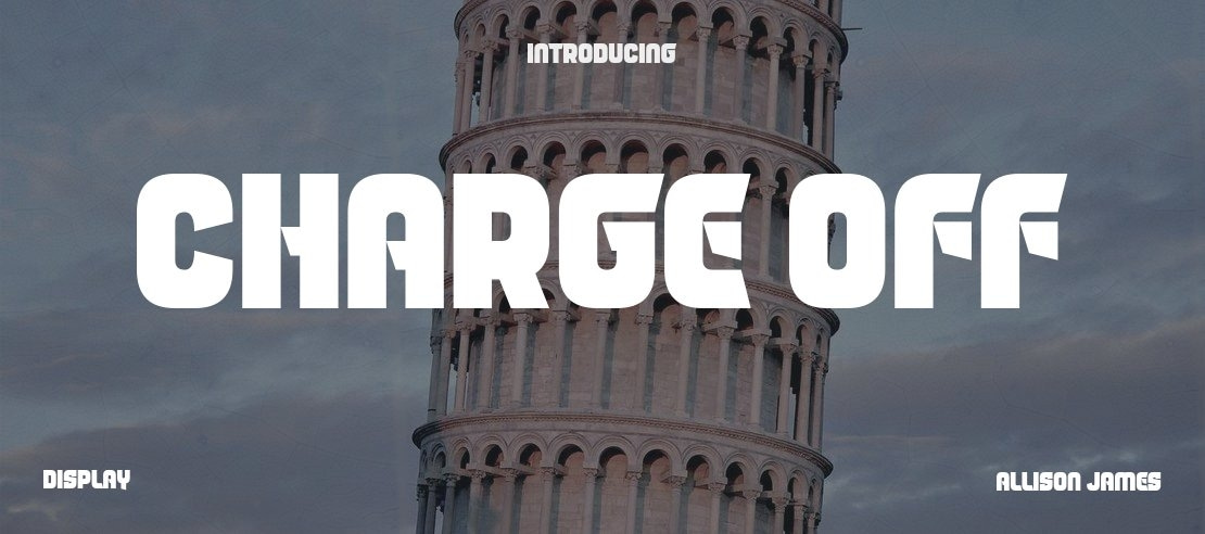 Charge Off Font