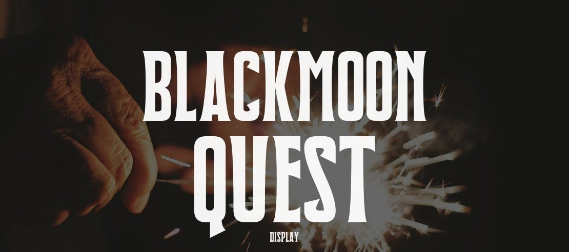 Blackmoon Quest Font Family
