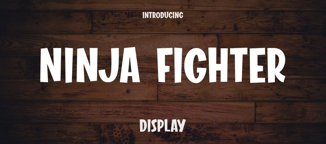 NINJA FIGHTER Font