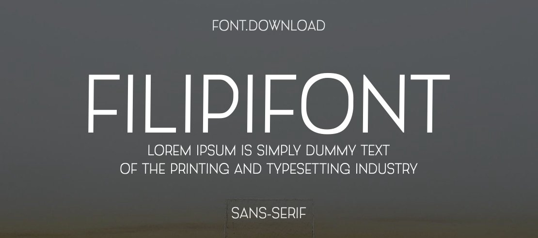FilipiFont Font