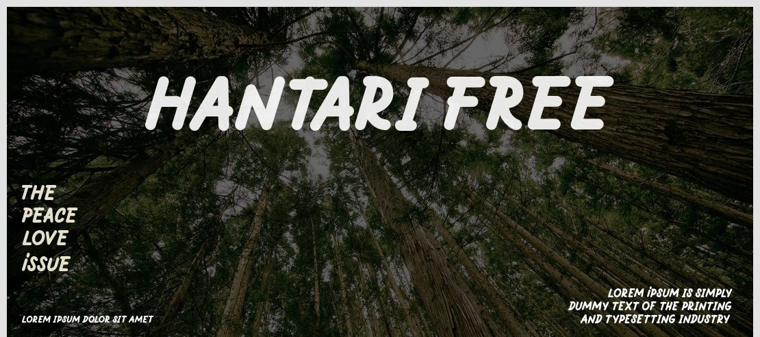 Hantari FREE Font