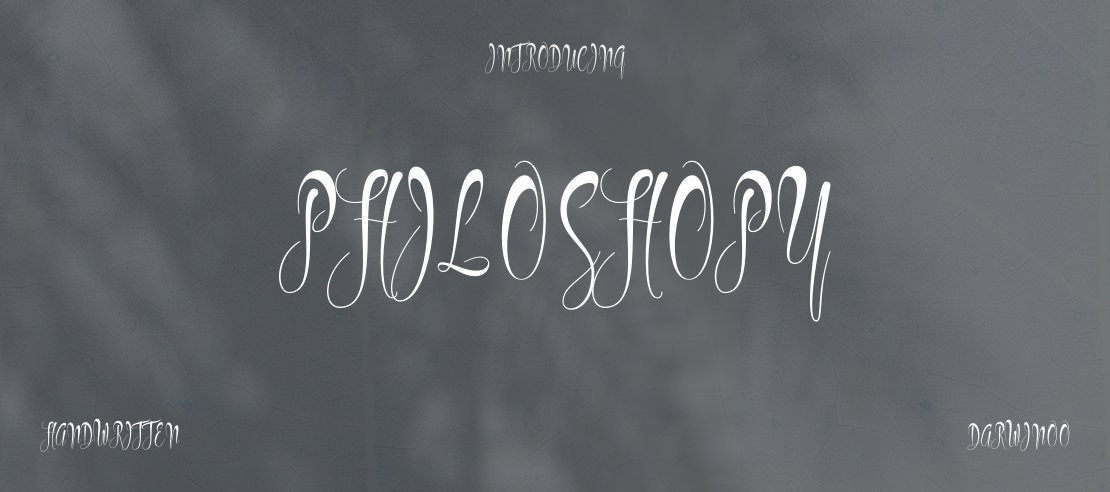 Philoshopy Font Family
