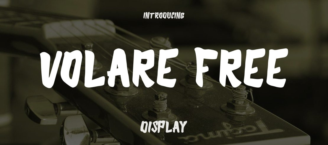 VOLARE FREE Font