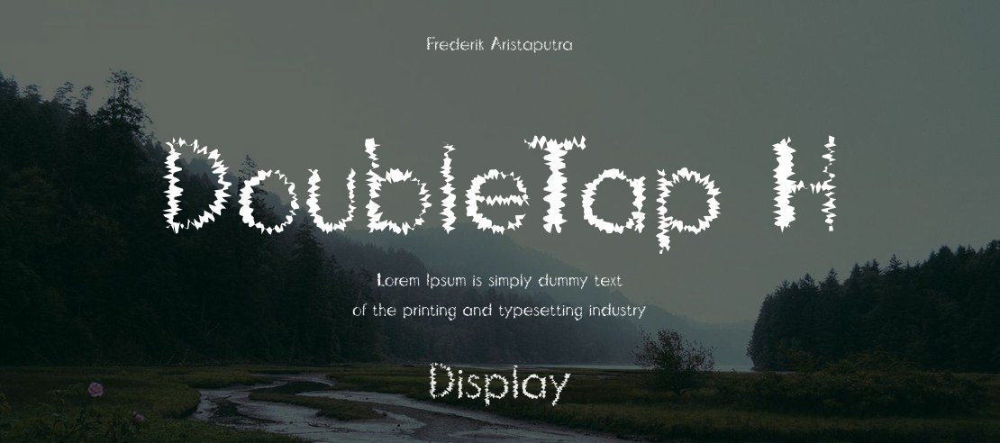 DoubleTap H Font Family