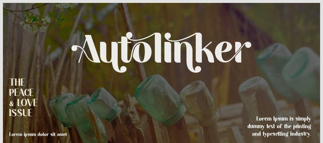 Autolinker Font
