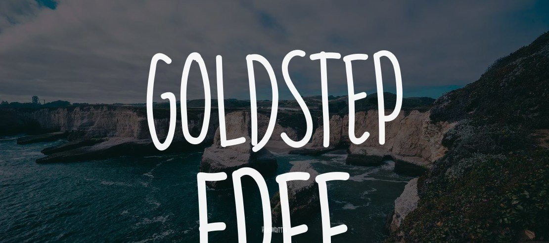 GOLDSTEP FREE Font