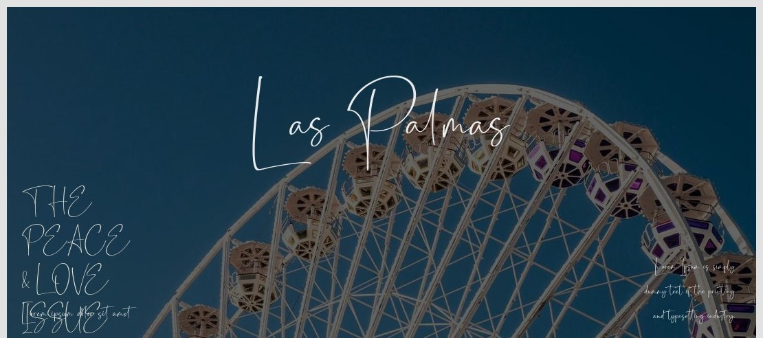 Las Palmas Font