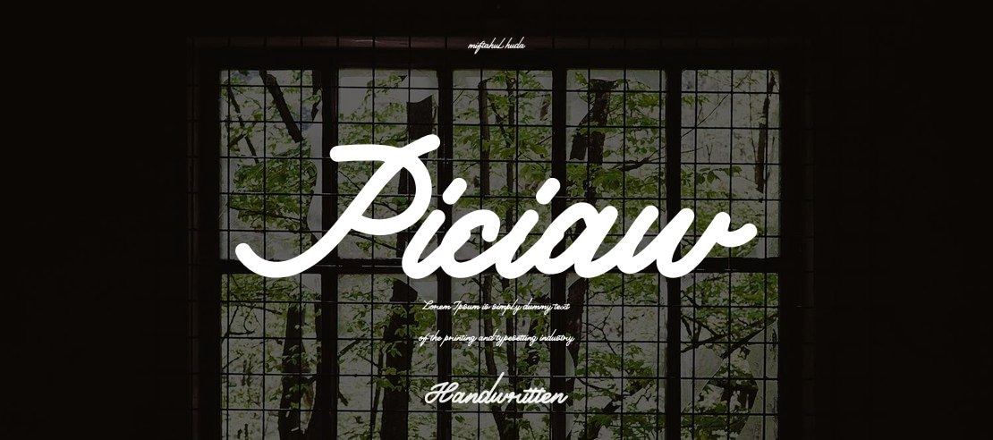 Piciaw Font
