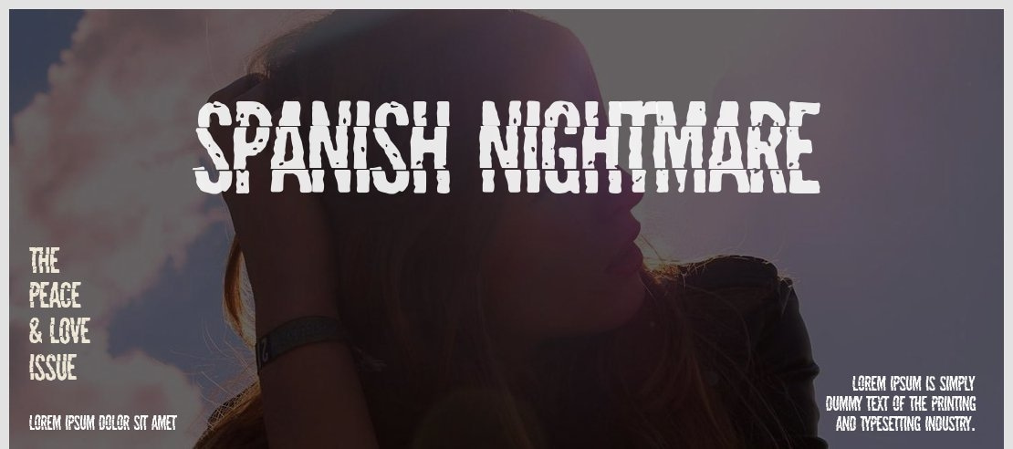 Spanish Nightmare Font