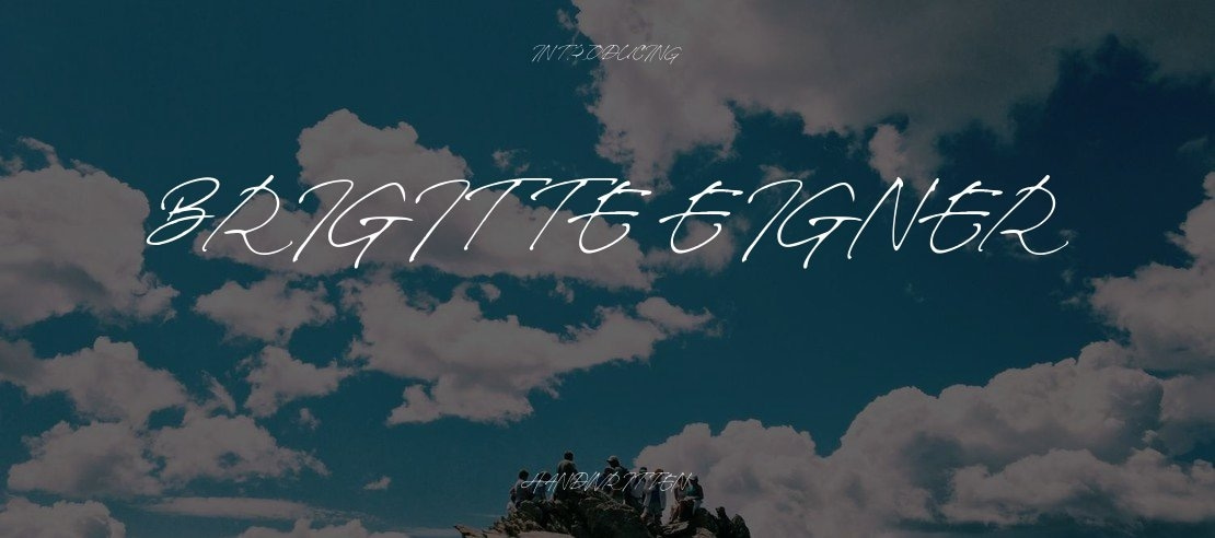 Brigitte Eigner Font