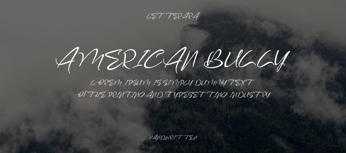 American Bully Font