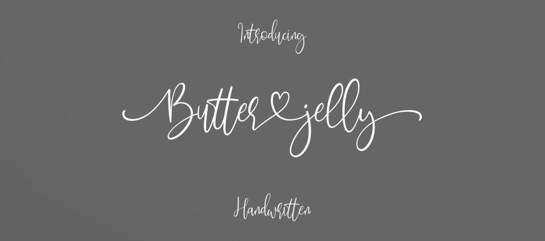 Butter Jelly Font