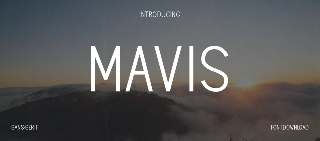 MAVIS Font