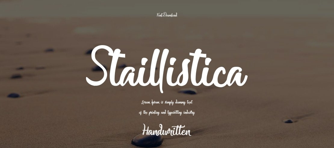 Staillistica Font Family