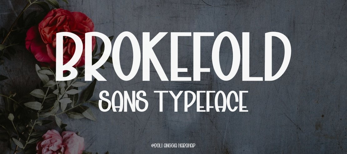 Brokefold Sans Font