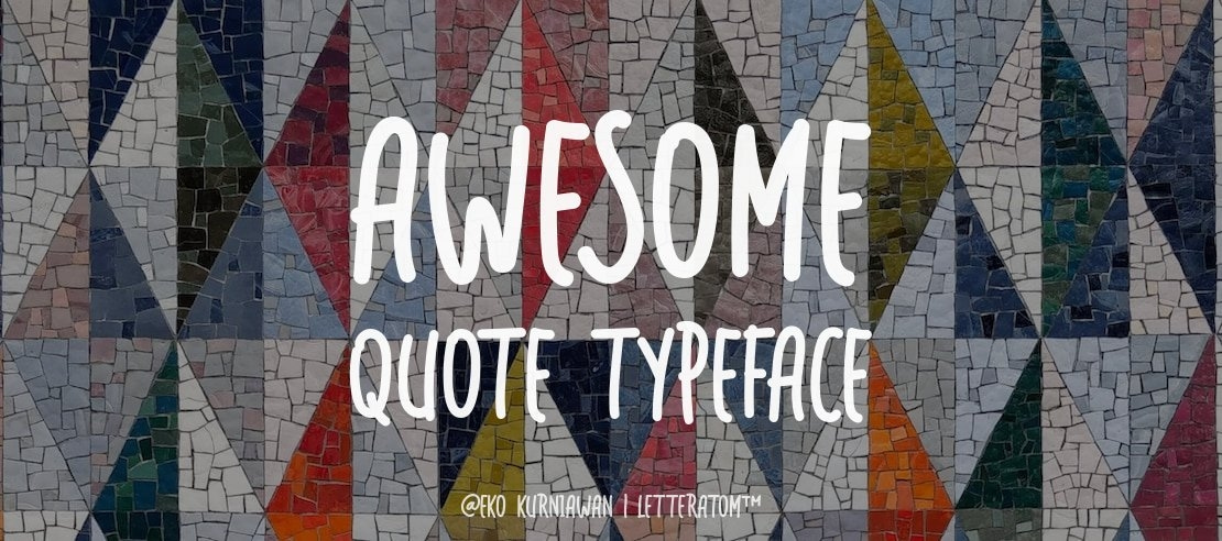 Awesome Quote Font