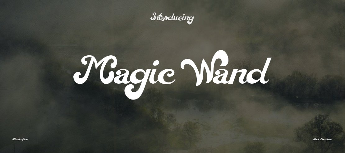 Magic wand font new arrivals