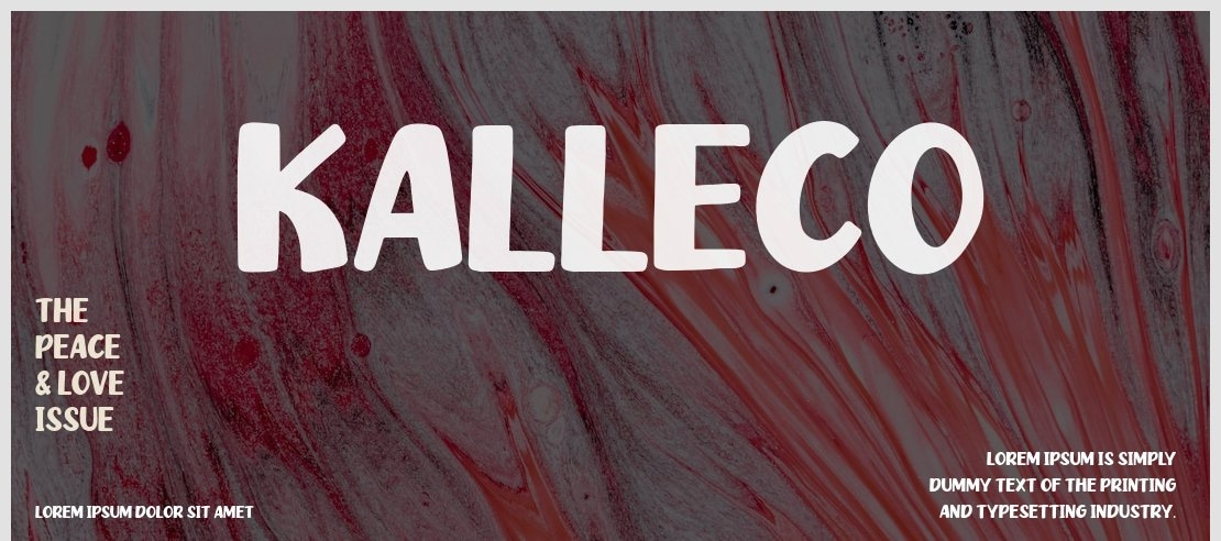 KALLECO Font