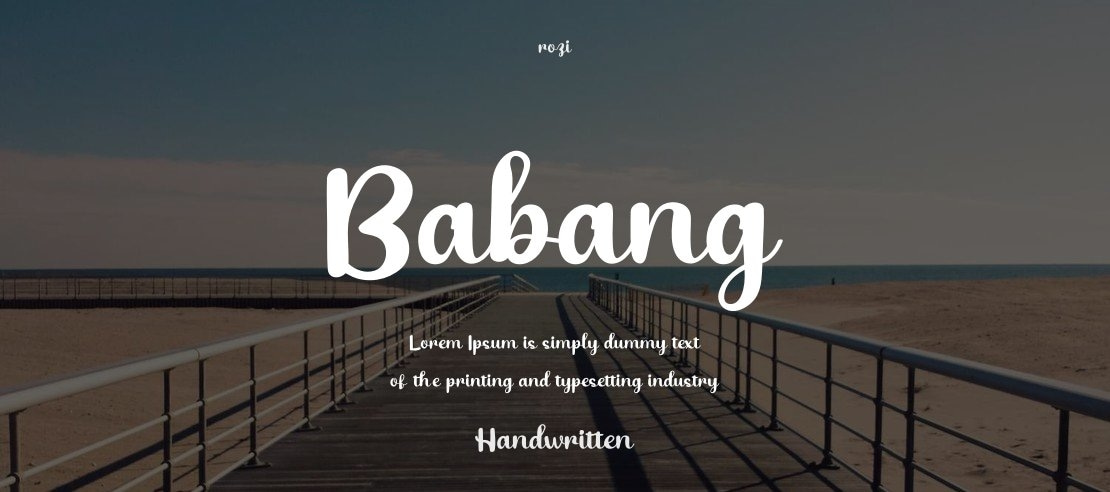 Babang Font