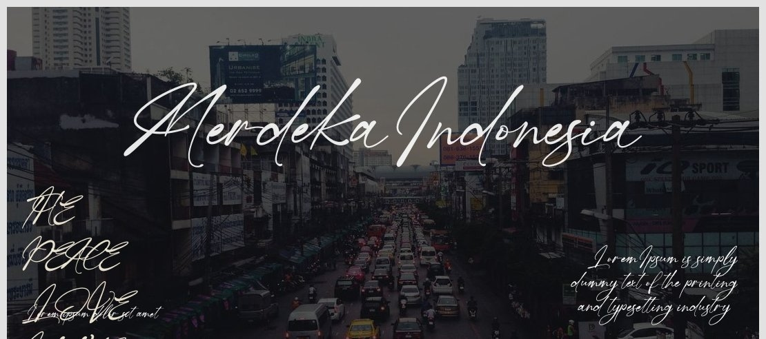 Merdeka Indonesia Font