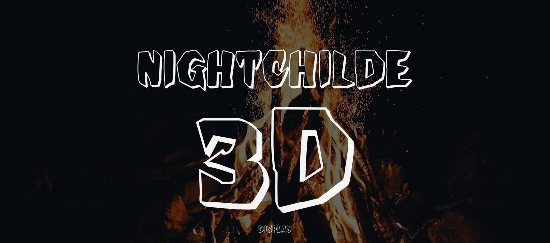 Nightchilde 3D Font Family