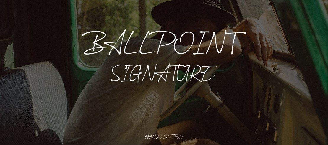 Ballpoint Signature Font