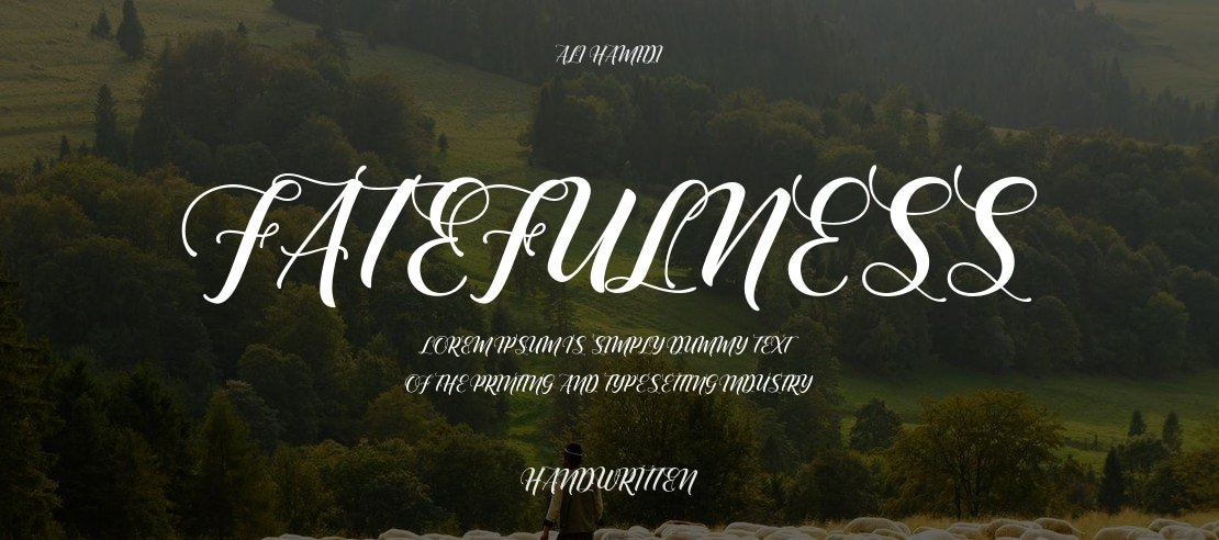 Fatefulness Font