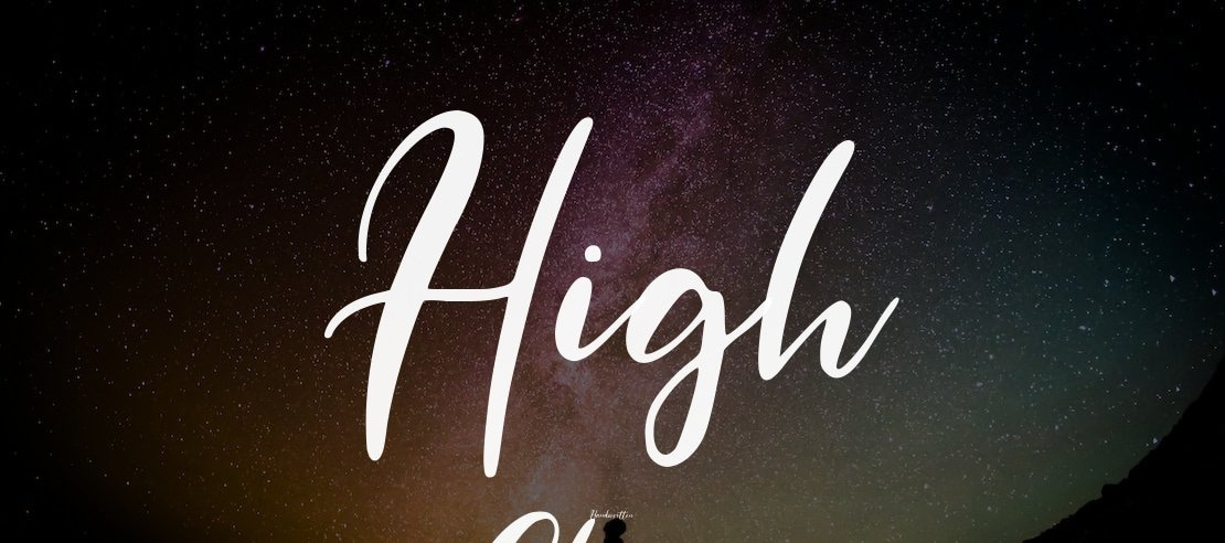 High Class Font