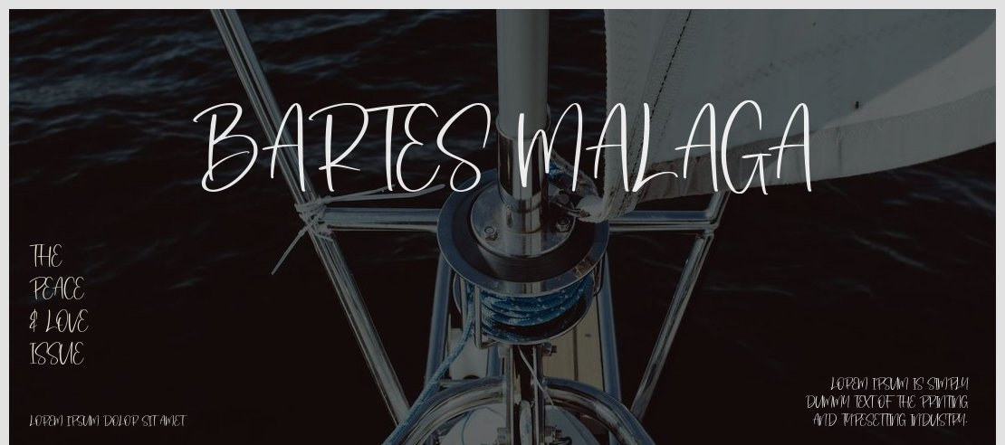 Bartes Malaga Font