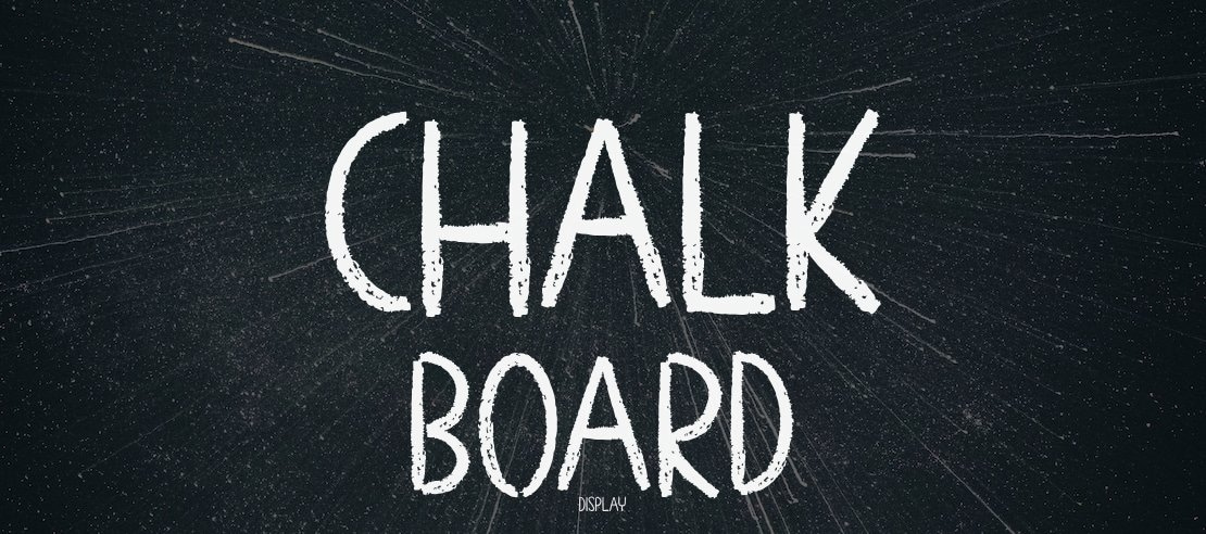 Chalk Board Font