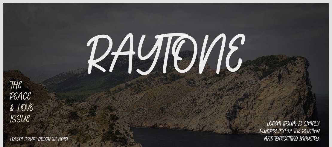 Raytone Font