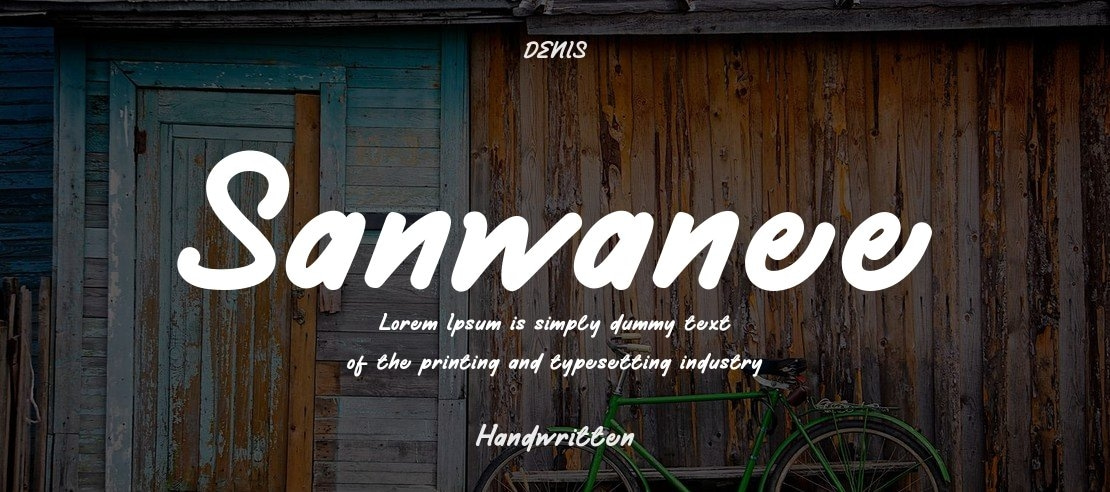 Sanwanee Font